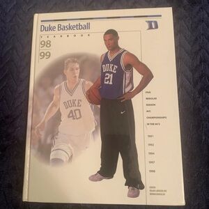 Duke Basketball Yearbook 98-99 DUKE BLUE DEVILS